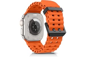 chinbersky Ocean Pasek do Apple Watch Ultra 2/ Ultra 49 mm, 46 mm, 45 mm, 44 mm, 42 mm, oddychający, sportowy, silikonowy pasek zamienny do iWatch SE Series 10, 9, 8, 7, 6, 5, 4, 3, 2, 1