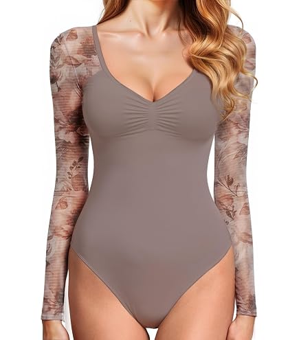 Body Donna Romper In Maglia Trasparente, Leotard Ultrasottile Elastico, Abbigliamento Notte