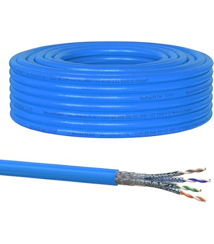 DeleyCON Lot De 2 Connecteurs RJ45 CAT 8 Sans Outil – Prises Blindées 40 Gbit/s Pour Câbles Rigides D'Installation, Idéal Pour Réseau Ethernet Ultra-Rapide