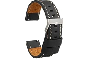 DILOY Starsze skórzane paski do zegarków rzemieślniczych 18mm 20mm 22mm 24mm i 26mm. Kołki szybkiego zwalniania. Nr ref 384