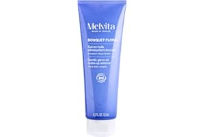 Melvita - Gel en Huile Démaquillant - Bouquet Floral - Élimine Impuretés et Maquillage, Thé Vert - Soin Doux pour Peaux Sensibles - 125 ml
