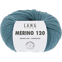 Lang Yarns Merino 120 Wolle – 100% Schurwolle, 50 G / 120 M, Farbe Camel