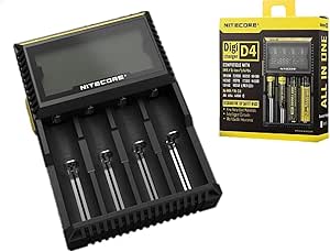 Nitecore D4 DigiCharger, Universal Intelligent Battery Charger