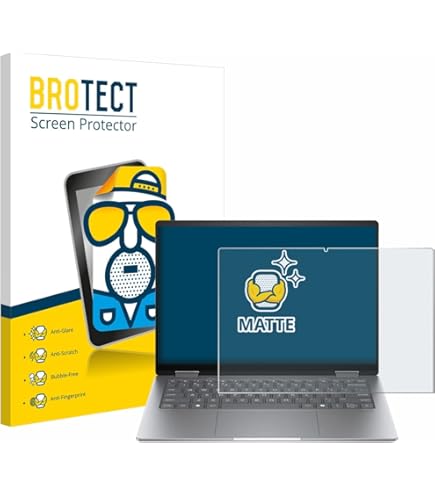 BROTECT 14 Entspiegelungs-Schutzfolie für Notebooks mit 14,0 Zoll (35.6 cm) [310 mm x 175 mm, 16:9]-Folie Matt, Anti-Reflex, Anti-Fingerprint