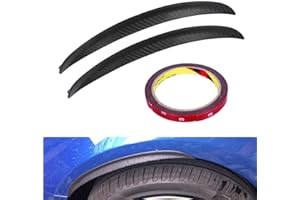 WANYIG Passaruota Universali Sopracciglia Auto Parafango 25CM Passaruota Estensione Parafanghi Auto Adesivi Fender Flares con Colla 3M