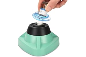 ATOMUS Green Mini Vortex Mixer 10000RPM Liquid Lab Paint Mixer Shakers Strong Vortex Shaking Blender for Acrylic Paint Nail Polish Eyelash Adhesives Laboratory Test Tube