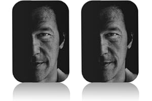 sphires 2 Pack Laser Engraved Metal Plate for Magnetic Phone Car Mount 2 X Rectangular Hero: Imran Khan Metal Plate for Car Magnetic Phone Holder (IK-002)