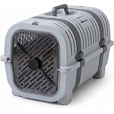 Orret Home Kedi Taşıma &Ccedil;antası Plastik Kafes Kilitlenebilir Kapaklı Havalı Taşıma Kabı Kedi K&ouml;pek Taşıma Box G&uuml;venli Pet Taşı