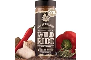 BBQ Moments Epices pour Barbecue pour Grill Viande, Steack Haché, Viande Séchée, Saucisson, Poudre Epices et Assaisonnements Grillade 270g (9.52 Oz)