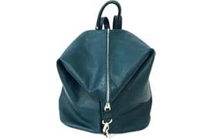 Superflybags Zaino Donna In Vera Pelle modello AUGUSTA con Moschettone di Sicurezza Made In Italy