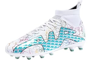 Rokiemen Scarpe da Calcio Uomo Alte Sportivo All'aperto Spike Teenager Scarpe da Calcetto Professionale Scarpe da Allenamento Prato Artificiale competizioni Unisex