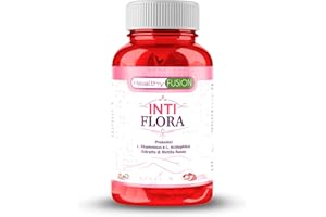 HEALTHYFUSION BY FERSA Healthy Fusion Intiflora | Integratore probiotico vaginale per donna | L. Rhamnosus + L. Acidophilus + Mirtillo Rosso | Combatte le infezioni del tratto urinario | Azione Antiossidante | 50u