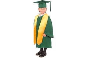 GRADUATION ATTIRE Children's Nursery Graduation Gown, Cap and Stole - Matte