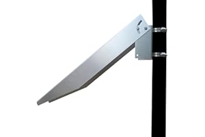 LINK SOLAR Solar Panel Pole Mount Kit Single Arm Pole-Wall Mounting Brackets Support Solar Panels from 5W to 50W