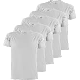 ALPIDEX Men's T-Shirt S-5XL Pack 5 Basic Short Sleeve 100% Cotton | 175 g/m2, Short Sleeve, Regular Fit, OEKO-TEX, Breathable