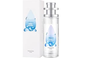 YANOBIA Ebyveen Baby Powder Perfume, Baby-Soft Perfume Spray, an Eau De Parfum, Long-lasting Moisture & Fragrance, Floral & Creamy Aroma for Women & Men,35ml (Rice Milk)