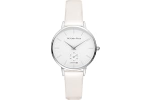 VICTORIA HYDE Mode Minimaliste Femme Montres Quartz Japonais Cuir Véritable Montre-Bracelet