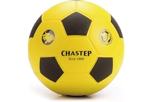 Chastep 8" Foam Soccer Ball Schaumstoffball Perfekt für Kinder oder Anfänger. Spielen und trainieren Sie Soft Kick & Safe (Gelb/Schwarz)