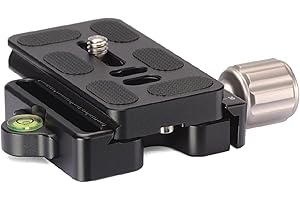 Leofoto DC-50 50mm Clamp + QR Plate Compatible with ARCA / RRS / Manfrotto RC2