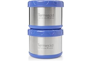 ONNA Termo Colección TERMAGOLD para Alimentos Sólidos/Semisólidos 500ml – (Fríos/Calientes) Acero Inox.304