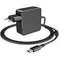 Ponkor 65W USB C Chargeur Type C Adaptateur d'alimentation, Notebook Power Delivery Chargeur Compatible avec Lenovo, ASUS, Ac