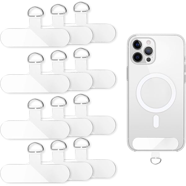 30 Toppe Trasparenti Per Telefono Con Anello In Metallo – 3,5x5,5 Cm, Pratiche E Versatili