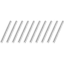 Sourcing Map 10x Edelstahl Rundstab 304 – 4 Mm X 300 Mm, Rostfrei, Für Modellbau, Wellen & DIY