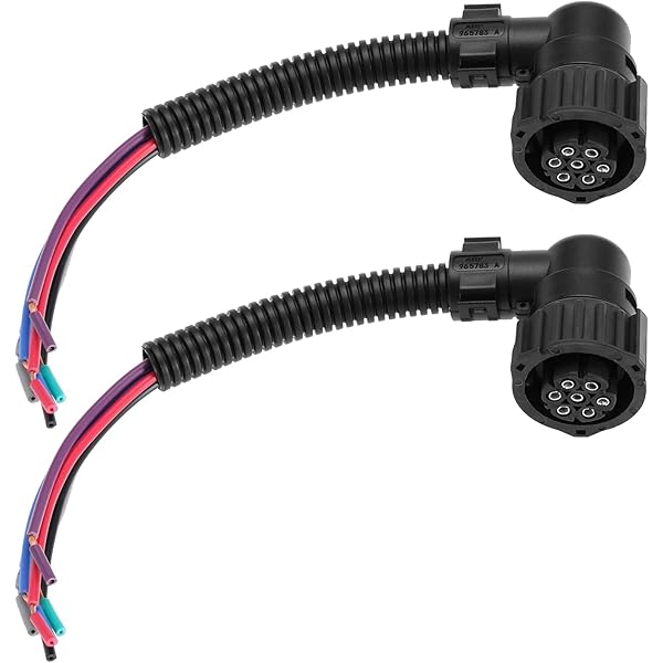 PIN AUTO SPINA Camion Presa Per Connettore Luce Coda Filo 7 Fori Presa