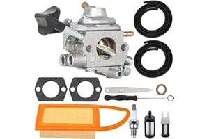 ZAMDOE BR 600 Vergaser für Stihl BR600 BR500 BR550 BR700 Laubbläser, Rucksackbläser, Ersatz für Zama C1Q-S183 C1Q-S184 4282-120-0606 4282-120-0607 4282-120-0608 Teile, mit 4282 141 0300 Luftfilter