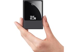 YOOSANG Superszybki Power Bank 22,5W 10000mAh USB C Wyjścia i Wejścia Przenośna ładowarka do Telefonu Mini Akumulator Kompatybilny z Tabletem iPhone Samsung i nie Tylko (Czarny)