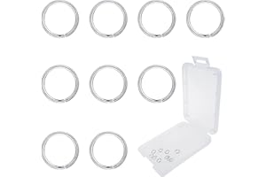 TOAOB THE ONE AND ONLY BABY TOAOB 10pcs 925 Sterling Silver Open Jump Rings Silver O Rings Connector 4mm Split Open Rings for DIY Craft Necklaces Bracelet Pendant Keychains Jewelry Making