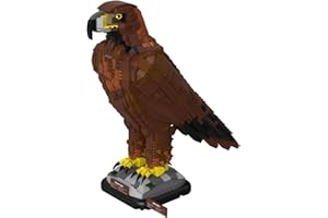 BlueBrixx Pro 108207 – Aquila dorata in mattoncini con 1522 elementi