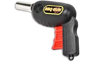 HMH BBQ Gun Gebläse Fön zum Anheizen Handgebläse Grillstarter Grillgebläse schwarz besonders leicht zu verwenden