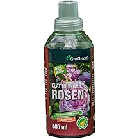 GroGreen® Feed & Shine® Rosen Flüssig Konzentrat ergibt 50l Rosendünger, Bioaktiv, Weniger Fungizide nötig, Genießen Sie…