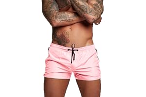 EDOTON Bañador para Hombre, Pantalones Cortos Impermeables Pantalones Cortos de Surf Pantalones de Natación