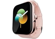 SENS NUTON 1 with 1.7 IPS Display, Orbiter, 5ATM & 150+ Watch Faces & Free Additional Strap (Rose Pink)