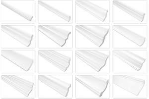 MARBET DESIGN 2 Mètres Moulure en Stuc XPS Stable Marbet Divers Modèles E-Leisten - E-14/50x50mm