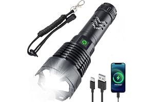 WholeFire uppladdningsbar 90 000 lumen LED-ficklampor