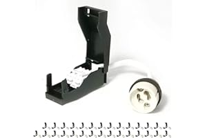 Europalamp 30 Douilles GU10 en Céramique Automatique 230V classe 2 avec Câbles Isolés pour Lampes et Ampoules LED GU10