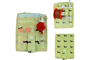 BRAVVOE Organizador de Bolsillo con Doble Iman para Enfermeros - Salvabolsillos Enfermeria para Hombre y Mujer - Accesorio para TCAE y Enfermera en Apuros - 17x12 cm - Regalo Enfermera