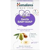 Himalaya Gentle Baby Soap for Newborns | No Post Bath Dryness - 125g | Gentle Cleansing With Phyto-Oil Complex of 100% Natura