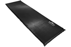 ‎BLACK CREVICE Black Crevice selbstaufblasbare Luftmatratze I Isomatte selbstaufblasend I Outdoor-Isomatte I aufblasbare Matratze I Camping-Matratze I robuste selbstaufblasbare Isomatte I Maße: 200x60cm