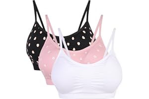 Vertvie Sujetador Deportivo Brasieres para Dama Confortables sin Tiras Apto para Dormir Yoga Run Bra para Mujer 3st