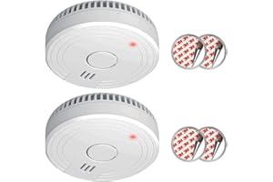 ELRO FS1805 | Kit d'alarme de fumée 2 pièces | Kit de Montage magnétique | Batterie de 5 Ans | Conforme à la Norme européenne EN14604 | Blanc | 2 pièces