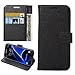 Produktbild Schützen Sie Ihr Mobiltelefon Für Samsung Galaxy S7 Edge / G935 Litchi Textur Horizontale Flip Leder Tasche mit Halter & CardSlots & Wallet für Samsung Handy ( Farbe : Schwarz )