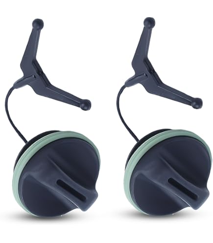 Bouchons Réservoir Essence Et Huile Pour Tronçonneuse Husqvarna - Compatible Modèles 36, 41, 51, 55, 136, 242, 288, 340, 345, 350, Etc.
