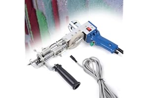 YYANLAK Electric Carpet Tufting Gun, 220 V Cut Pile Tufting Gun, 3000-5000 RPM Adjustable Speed Carpet Machine, for Crafts, Carpet, Clothing, DIY