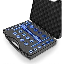 Vehoukli Lot De 25 Supports De Centrage De Vélo - Kit De Pressage Pour Roulement Intérieur De Vélo - Outil De Montage De Moyeu De Roulement Intérieur