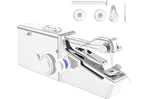 KOORIUM Mini Handheld Sewing Machine, Portable Sewing Machine with Sewing Supplies, Handheld Cordless Portable Sewing Machine for Home,Travel,DIY