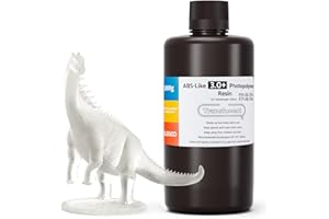 ELEGOO ABS-Like 3.0+ Résine Imprinmante 3D, Translucide 1000g, Résine ABS Like 3.0 Plus à Haute Résistance à la Chaleur, Viscosité et Retrait Faible, Durcissement UV 405nm pour Imprimante 3D MSLA